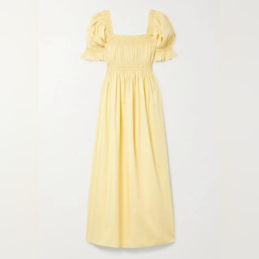 Doen eclipse yellow maxi dress